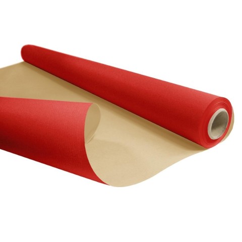 BOBINA KRAFT DOUBLE FACE NATURALE ROSSO 80X50MT